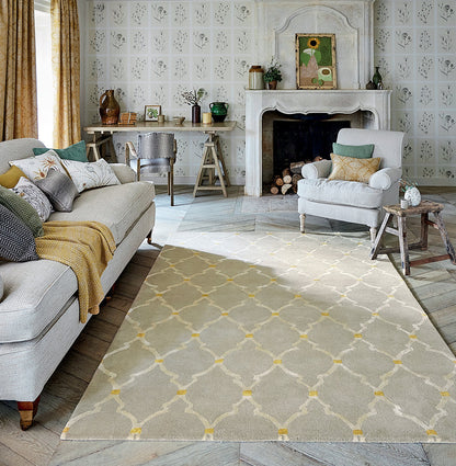 Sanderson Empire Trellis - Stone Rug