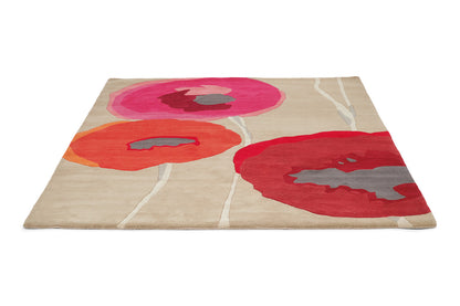 Sanderson Poppies Red/Orange Rug - 45700