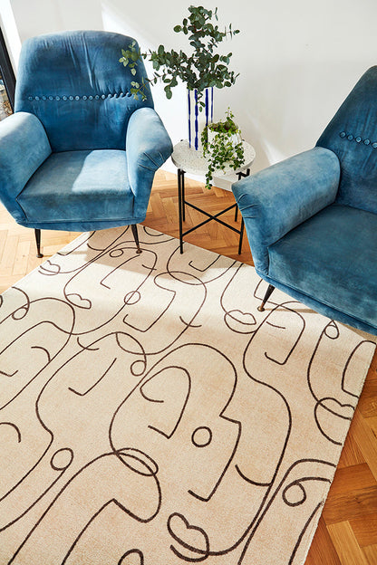 Scion Epsilon Charcoal Rug - 023801