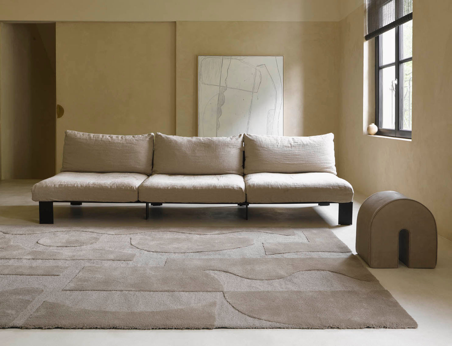 Brink And Campman 121104 Twinset In Cement Rug