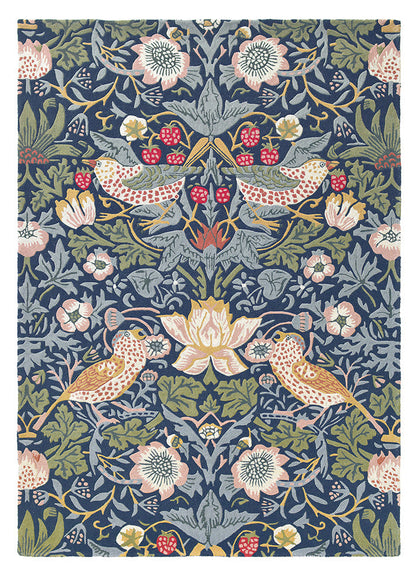 Strawberry Thief Indigo Rug