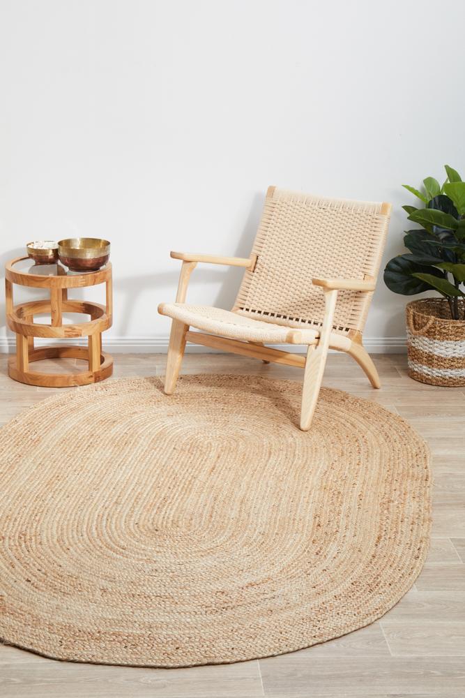 Bondi In Natural : Oval Rug