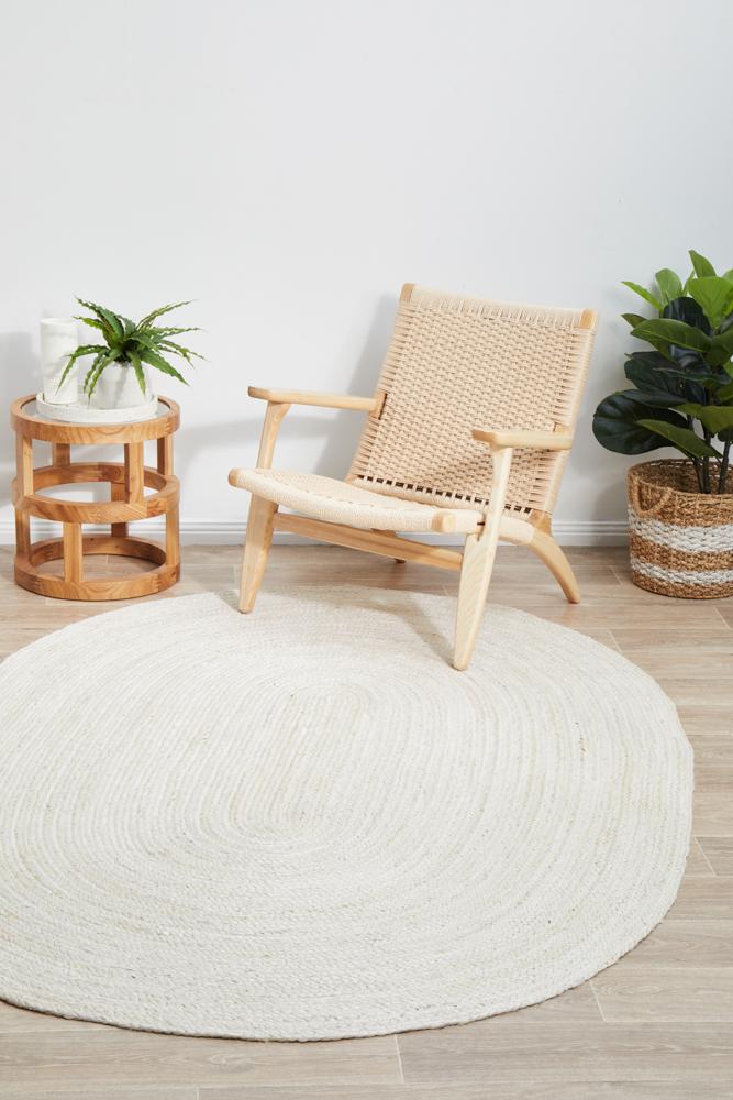 Bondi In White : Oval Rug