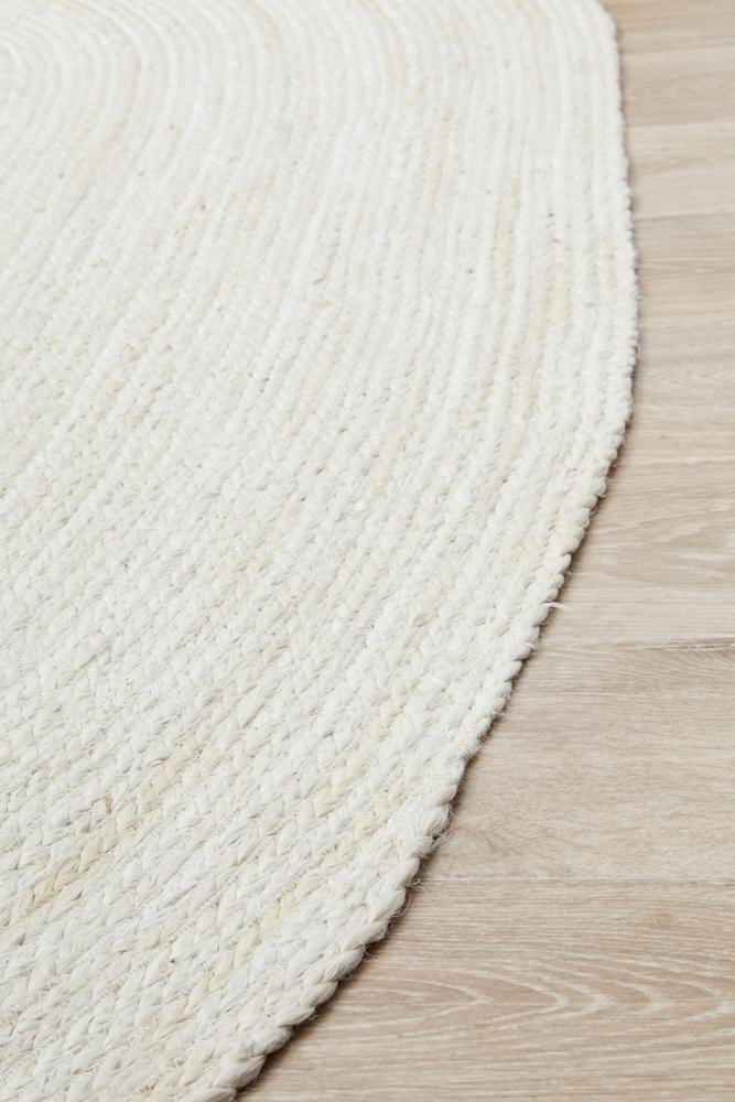 Bondi In White : Oval Rug