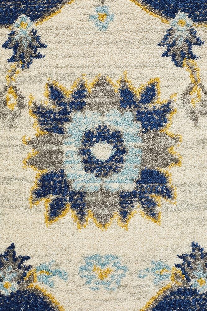 Babylon in Ivory and Navy Rug