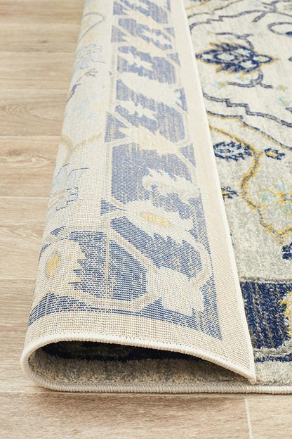 Babylon in Ivory and Navy Rug