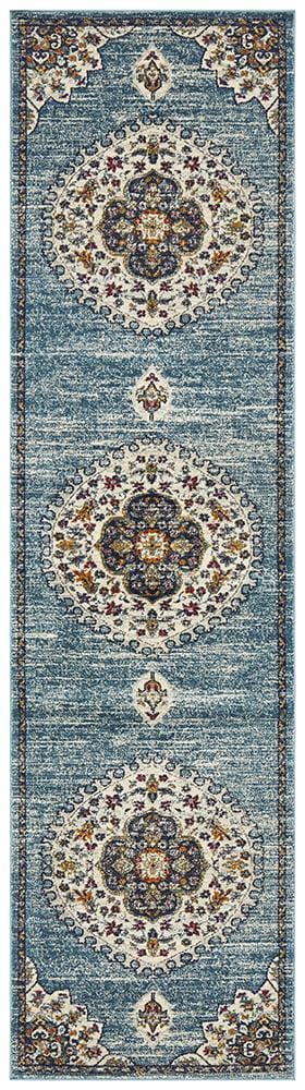 Babylon in Light Blue : Runner Rug