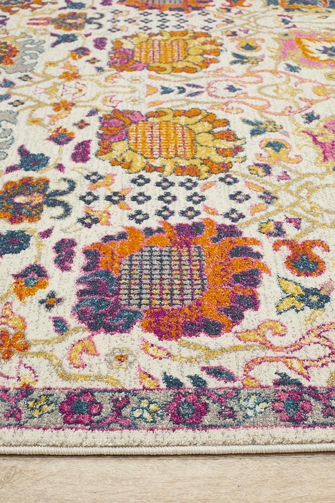 Babylon Garden in Multi Coloured Rug