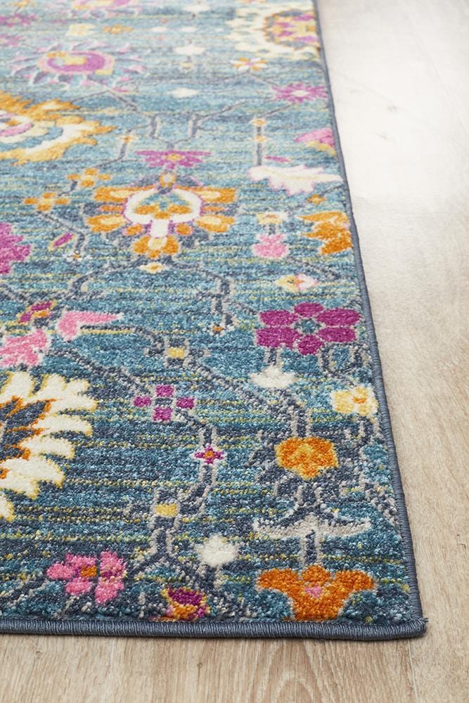 Babylon Floral in Blue Rug