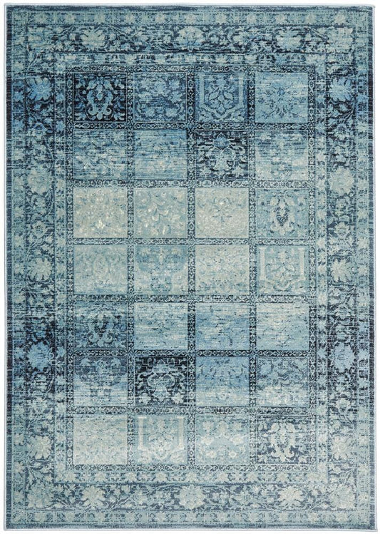 Calypso Squares In Blue Rug