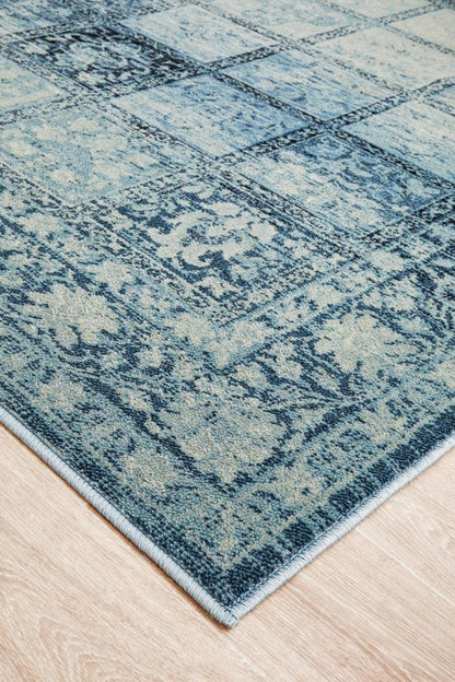 Calypso Squares In Blue Rug