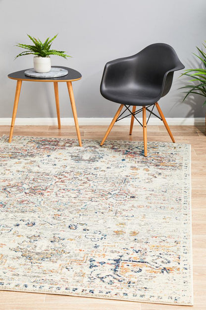 Century Rug In Silver & Multi