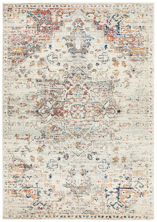 Century Rug In Silver & Multi