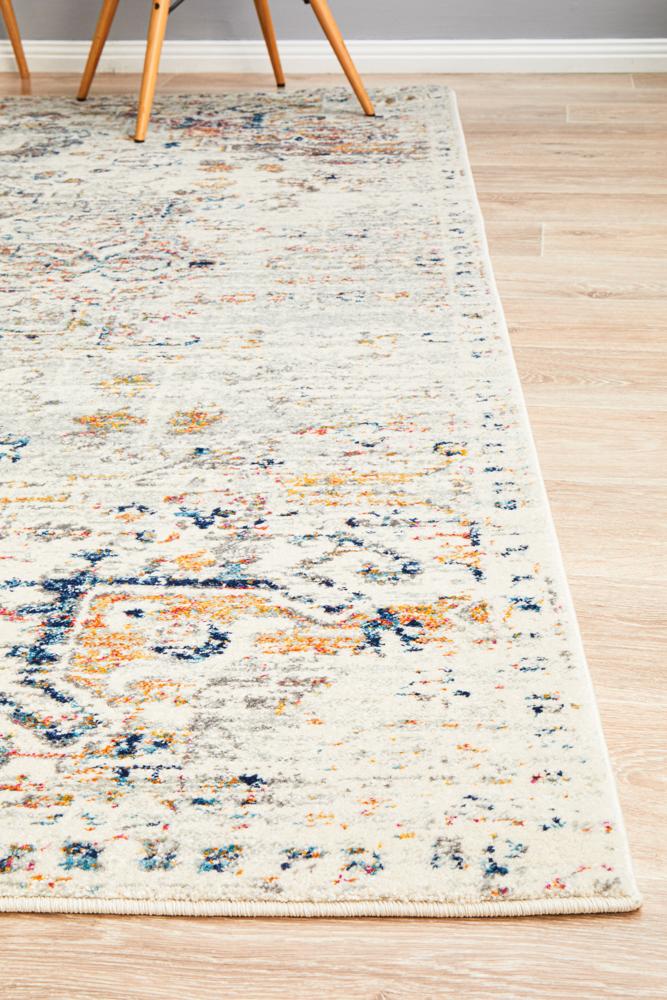 Century Rug In Silver & Multi