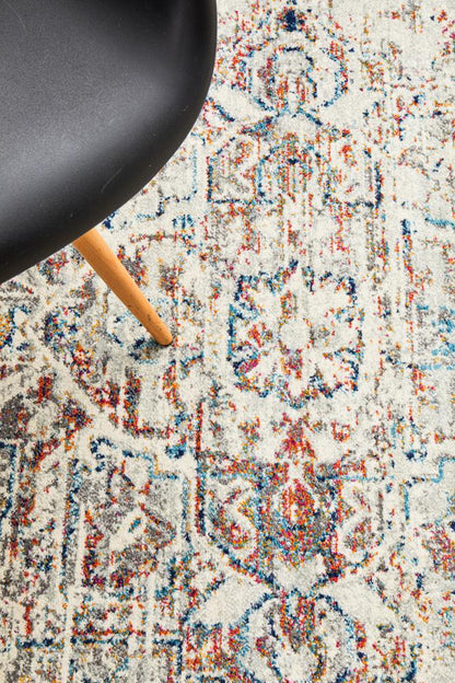 Century Rug In Silver & Multi