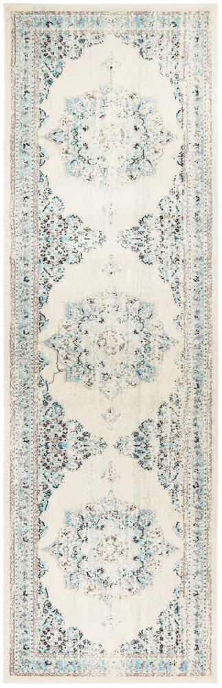 Century Runner Rug In White