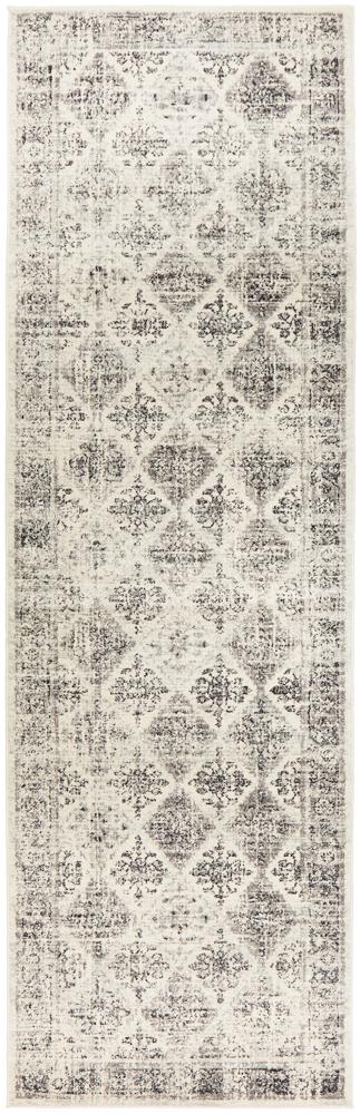 Century Runner Rug In Light Grey