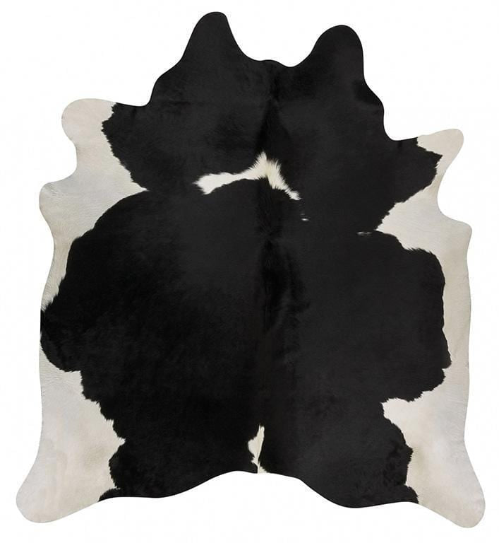 Natural Cowhide in Black & White Rug