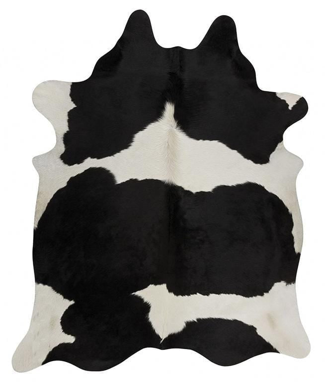 Natural Cowhide in Black & White Rug