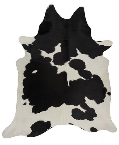 Natural Cowhide in Black & White Rug