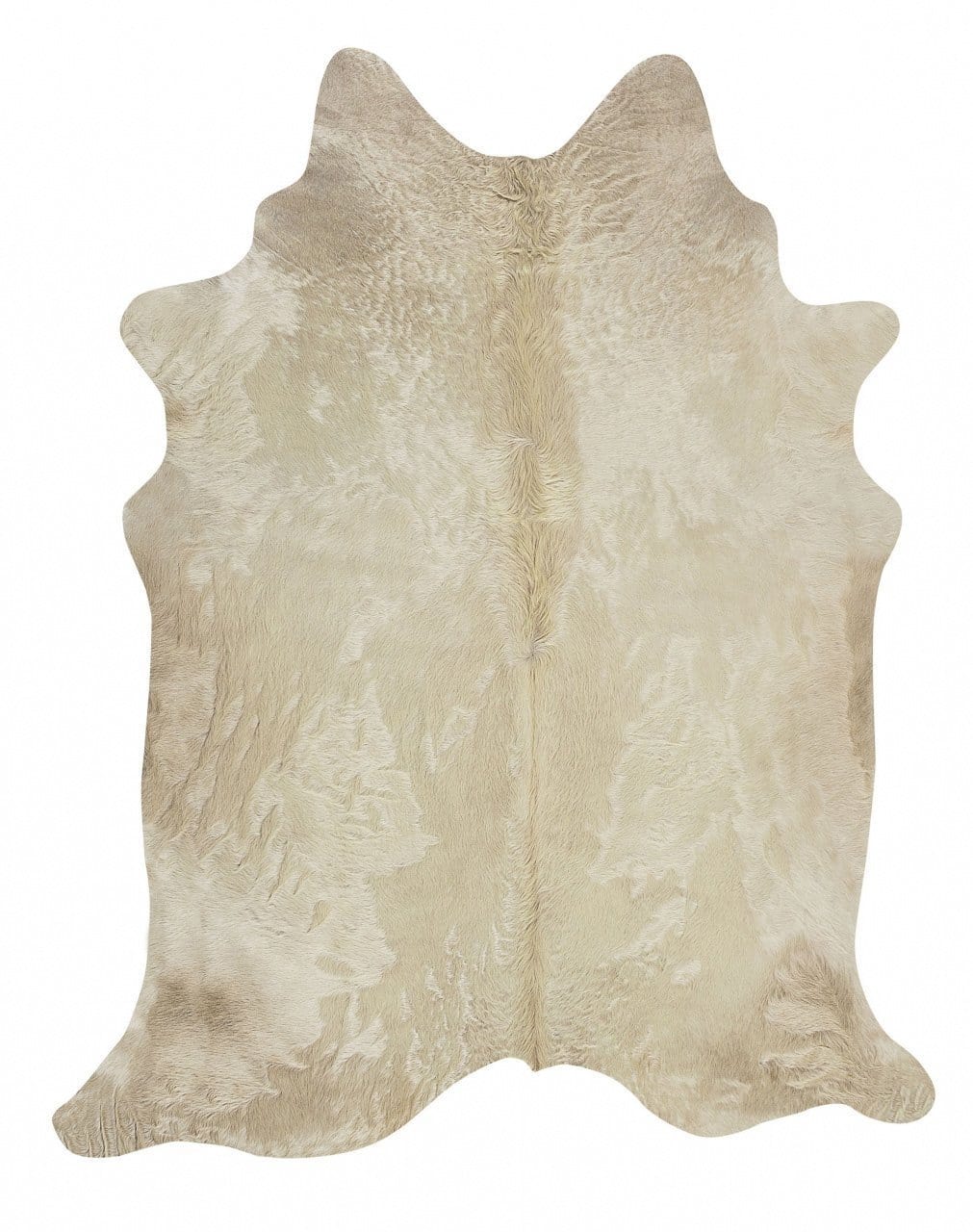 Natural Cowhide in Champagne Rug