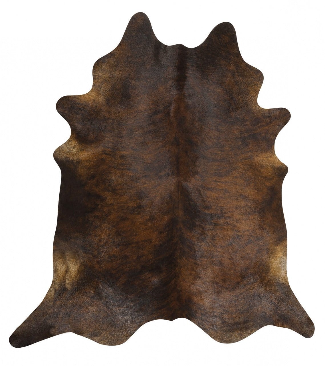 Natural Cowhide in Dark Brindle Rug