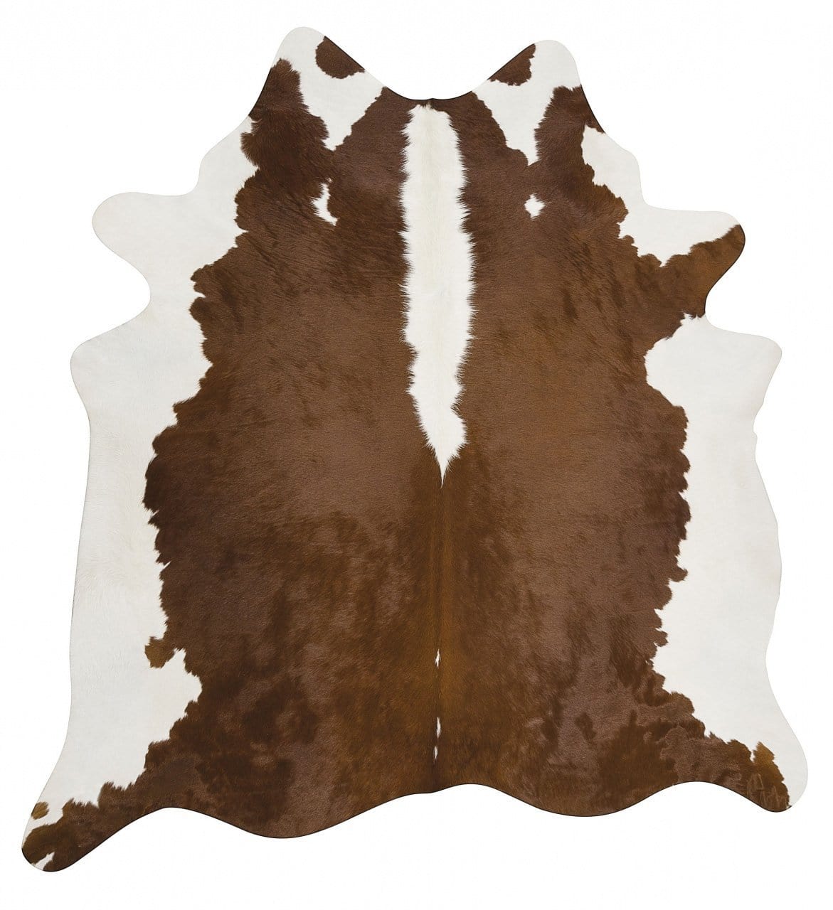 Natural Cowhide in Hereford Rug