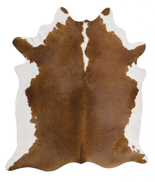 Natural Cowhide in Hereford Rug