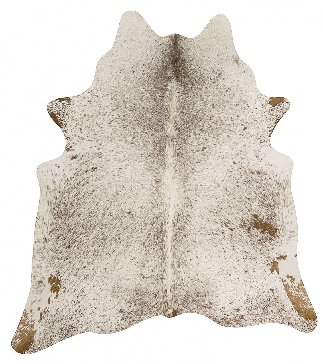 Natural Cowhide in Salt & Pepper Brown Rug