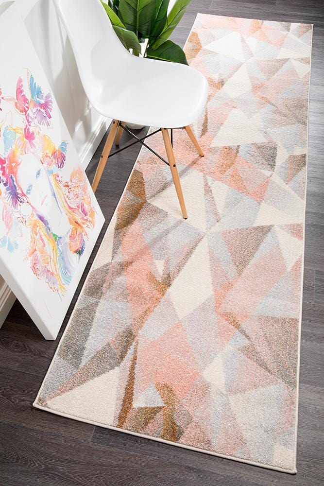 Dimensions In Broken Blush : Runner Rug