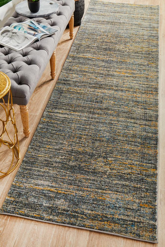 Dream Distinguish in Slate : Runner Rug