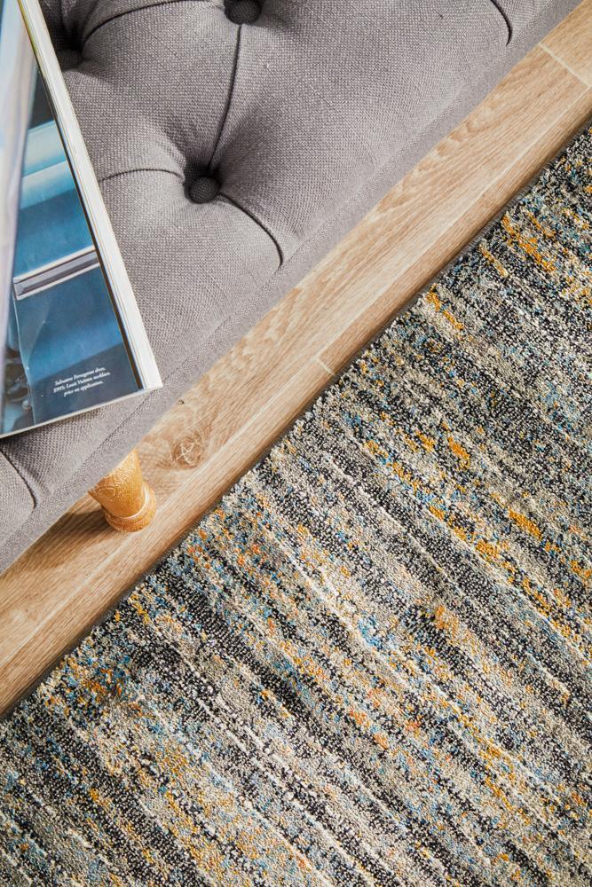 Dream Distinguish in Slate : Runner Rug