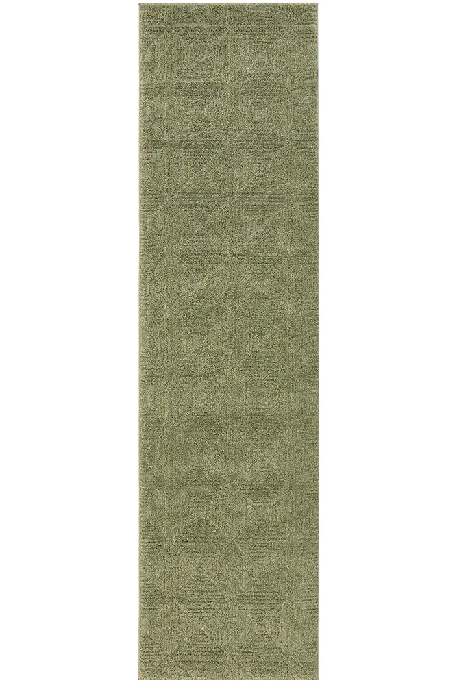 Envy Shilo Green Runner Rug