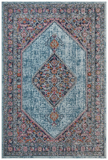 Eternal Diamond Rug In Light Blue