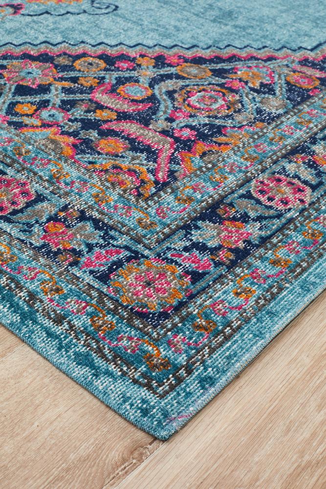 Eternal Diamond Rug In Light Blue