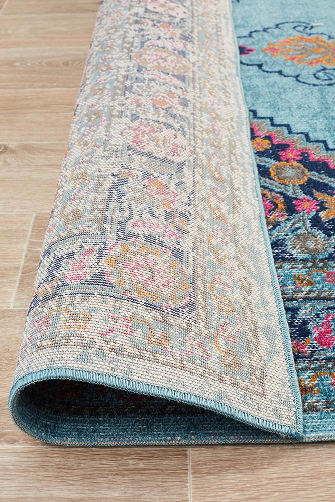 Eternal Diamond Rug In Light Blue