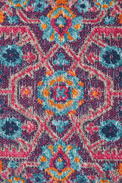 Eternal Diamond Rug In Pink & Multi