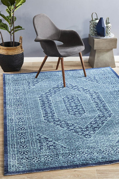 Eternal Vision Rug In Blue