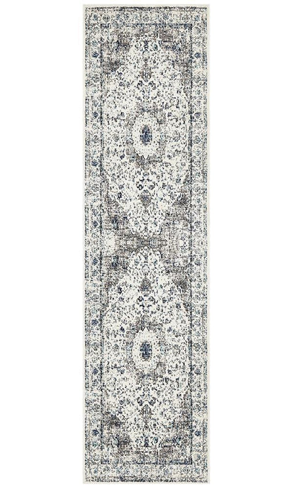 Evoke Parade Runner Rug In White