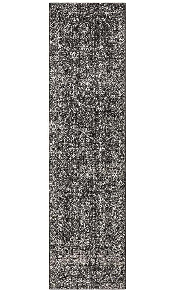 Evoke Meshky in Charcoal : Runner Rug