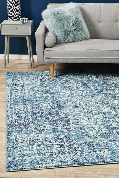 Evoke Rug In Misty Blue