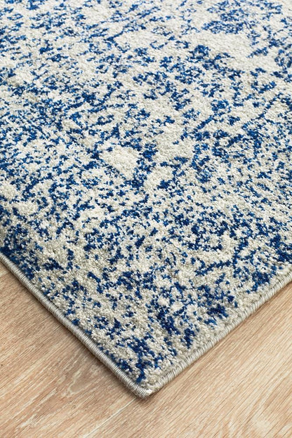 Evoke Nomad in Blue : Runner Rug