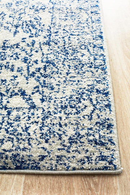 Evoke Nomad in Blue : Runner Rug