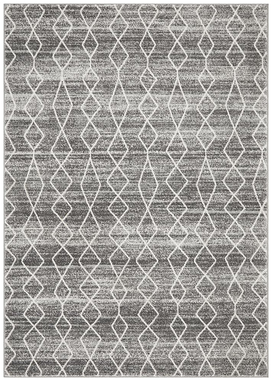 Evoke Cluster Rug In Silver