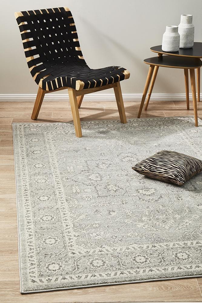 Evoke Star In Silver Rug