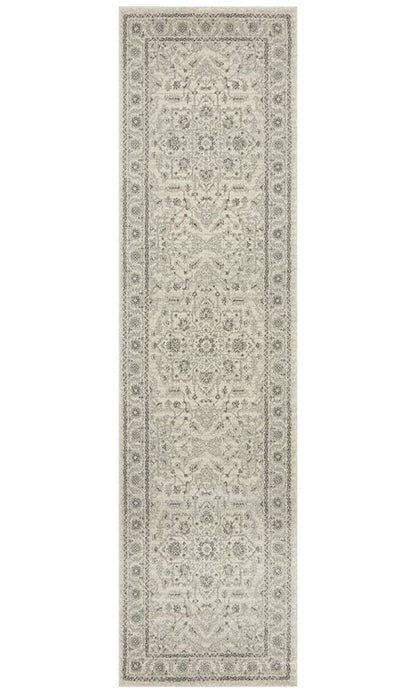 Evoke Star Runner Rug In Silver