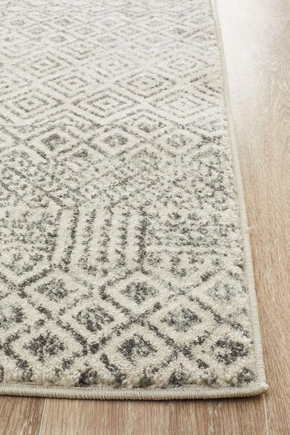 Evoke Imprint Rug In Grey