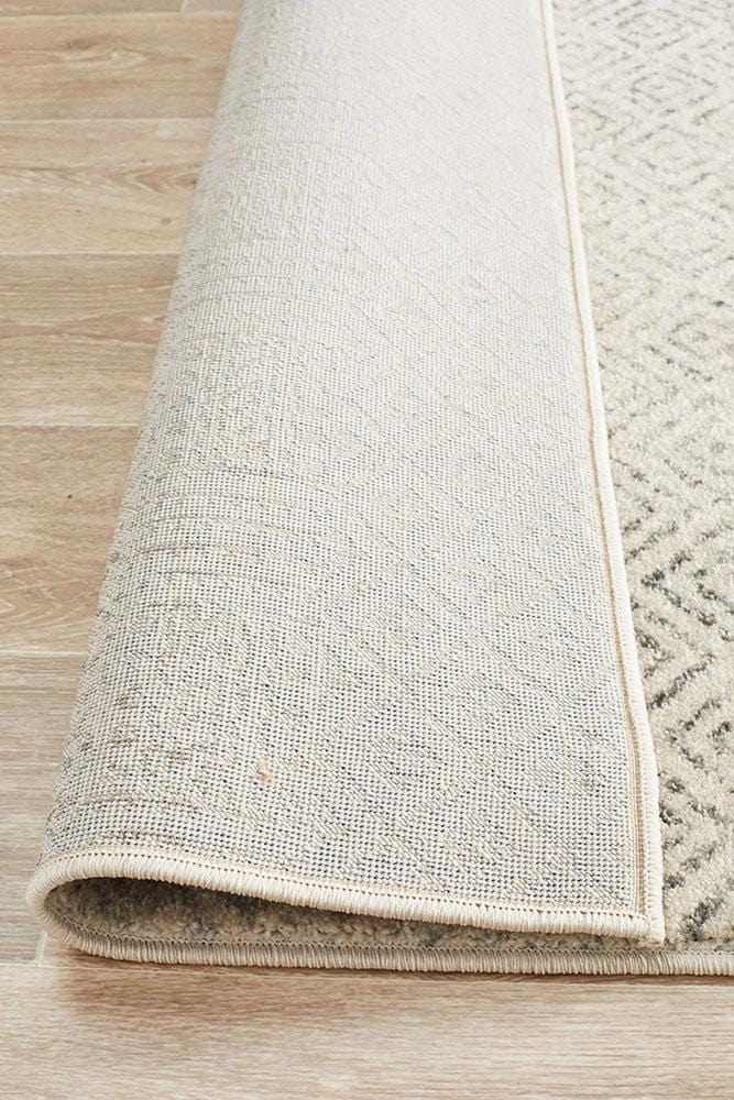 Evoke Imprint Rug In Grey