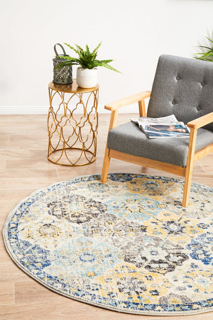 Evoke Insight In Multi : Round Rug