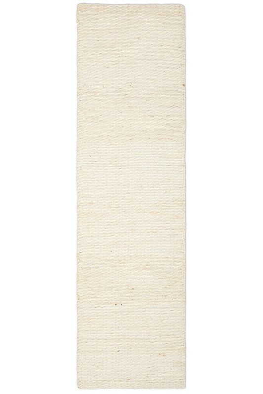 HIVE Modern Style In White : Runner Rug